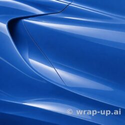 Orafol 970RA 555G Glossy Glacier Blue vinyl wrap color sample