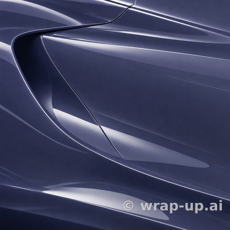 Orafol 970RA 564G Glossy Light Navy vinyl wrap color sample
