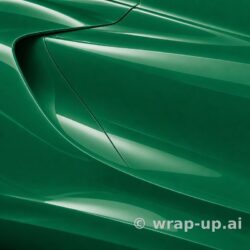 Orafol 970RA 612G Glossy Police Green vinyl wrap color sample