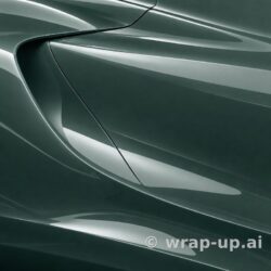 Orafol 970RA 622G Glossy Fir Tree Green vinyl wrap color sample