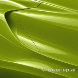 Orafol 970RA 688G Glossy Algae Green vinyl wrap color sample