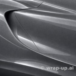 Orafol 970RA 704G Glossy Black Metallic vinyl wrap color sample