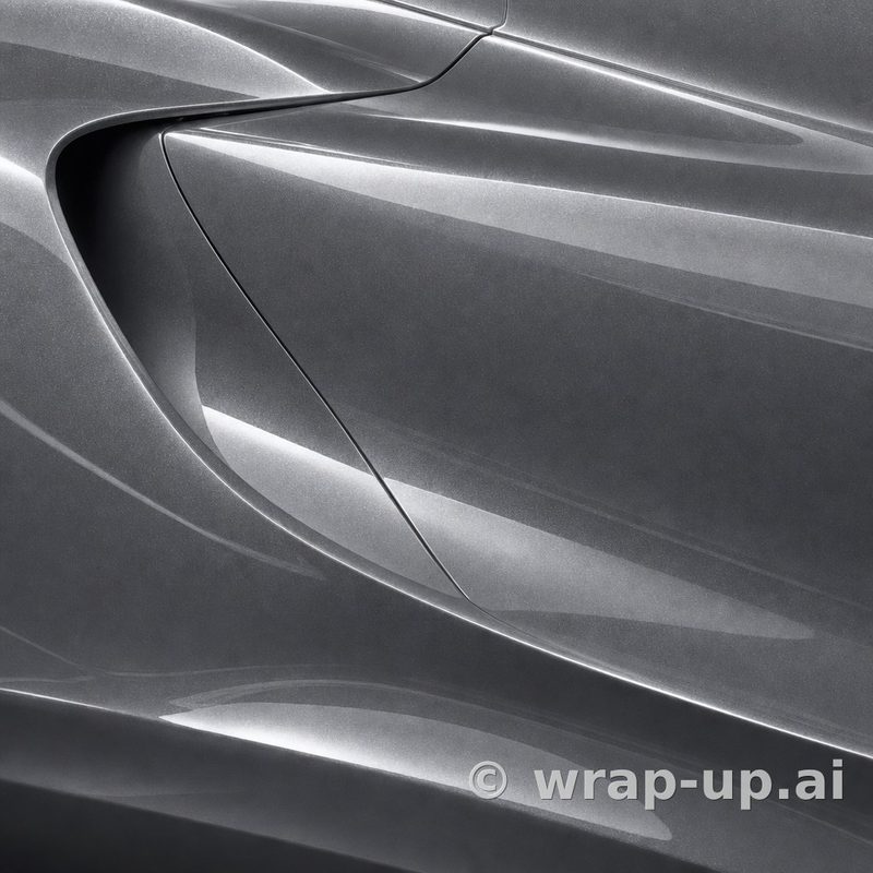 Orafol 970RA 704G Glossy Black Metallic vinyl wrap color sample