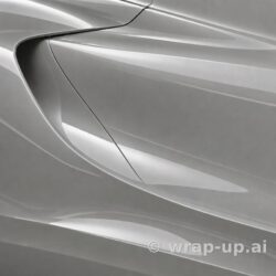 Orafol 970RA 711G Glossy Stone Gray vinyl wrap color sample