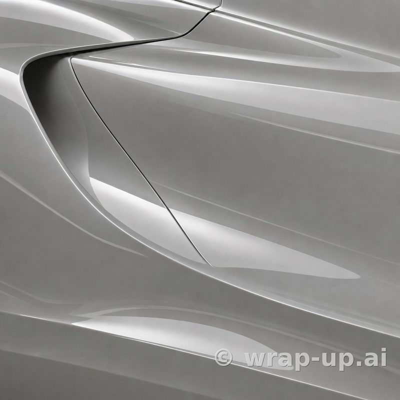 Orafol 970RA 711G Glossy Stone Gray vinyl wrap color sample