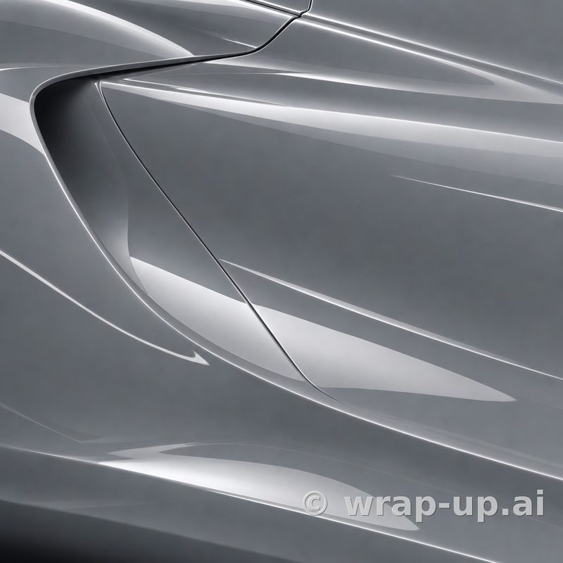 Orafol 970RA 793G Glossy Millennium Grey vinyl wrap color sample