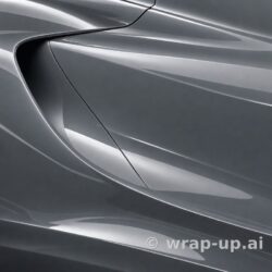 Orafol 970RA 795G Glossy Steel vinyl wrap color sample