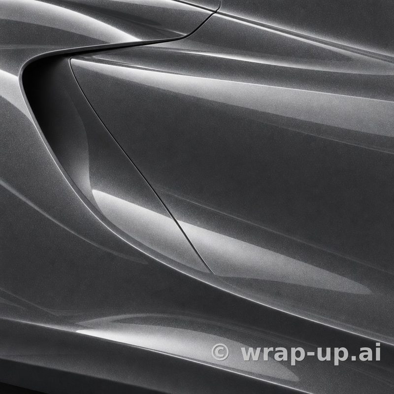 Orafol 970RA 905G glossy black galactic gold vinyl wrap color sample