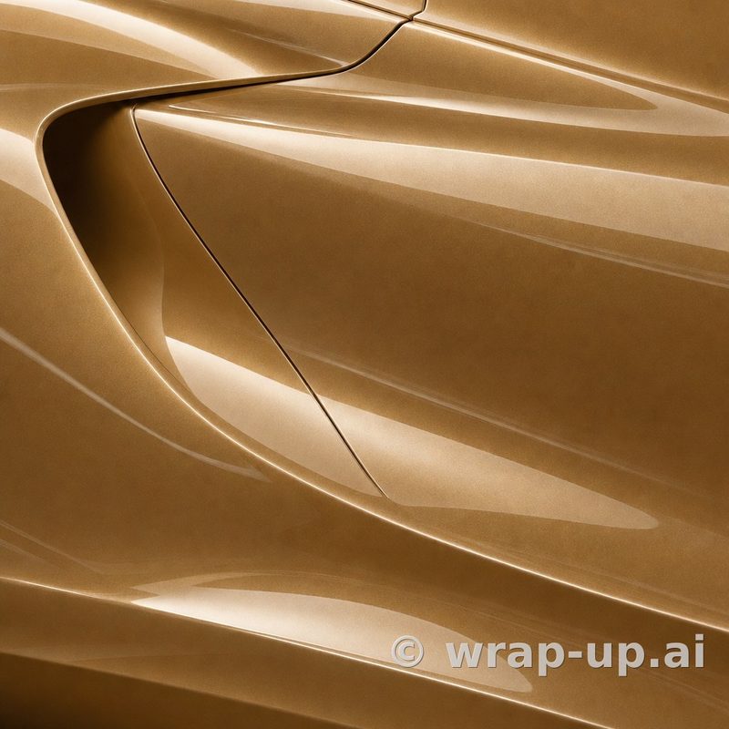Orafol 970RA 920G glossy bronze vinyl wrap color sample