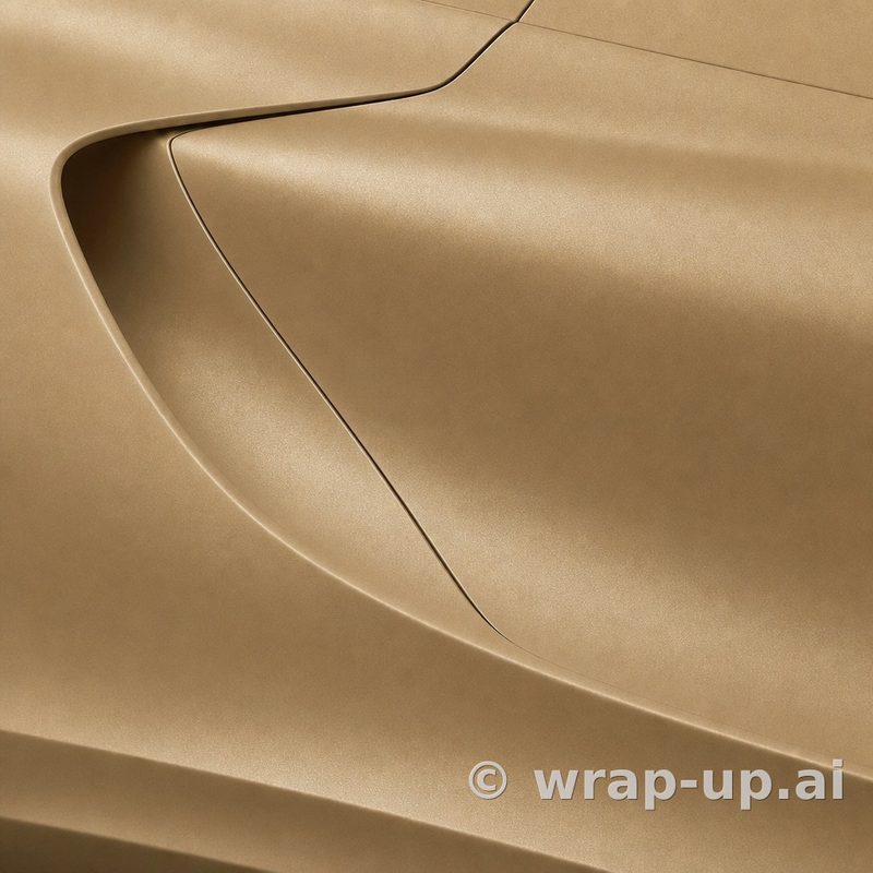 Orafol 970RA 920M Matte Bronze vinyl wrap color sample