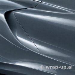 Orafol 970RA 851G glossy, thunderous blue green vinyl wrap color sample