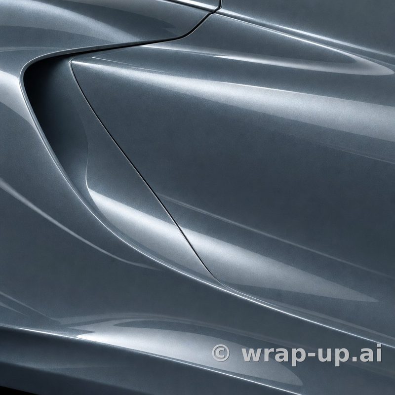 Orafol 970RA 851G glossy, thunderous blue green vinyl wrap color sample