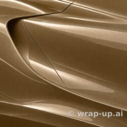 Orafol 970RA 922 glossy brass vinyl wrap color sample