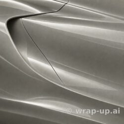 Orafol 970RA 934G glossy zinc metallic vinyl wrap color sample
