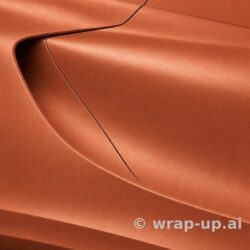 Orafol 970RA 944M Matte Red Gold Metallic vinyl wrap color sample