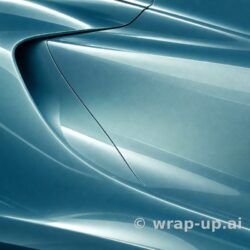 Orafol 970RA 988G glossy green blue vinyl wrap color sample