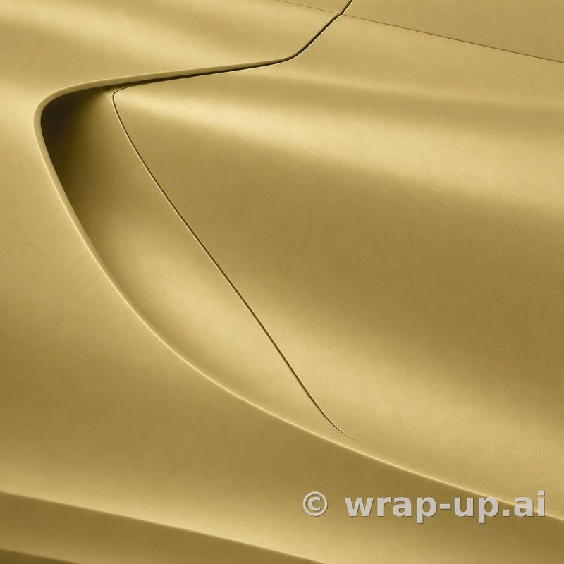 Orafol 970RA 996M Matte Champagne Myst vinyl wrap color sample