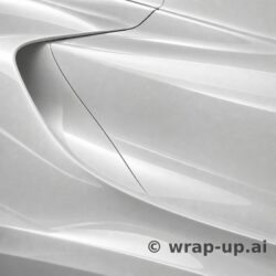 Orafol 970RA 945G Glossy Crystal White vinyl wrap color sample