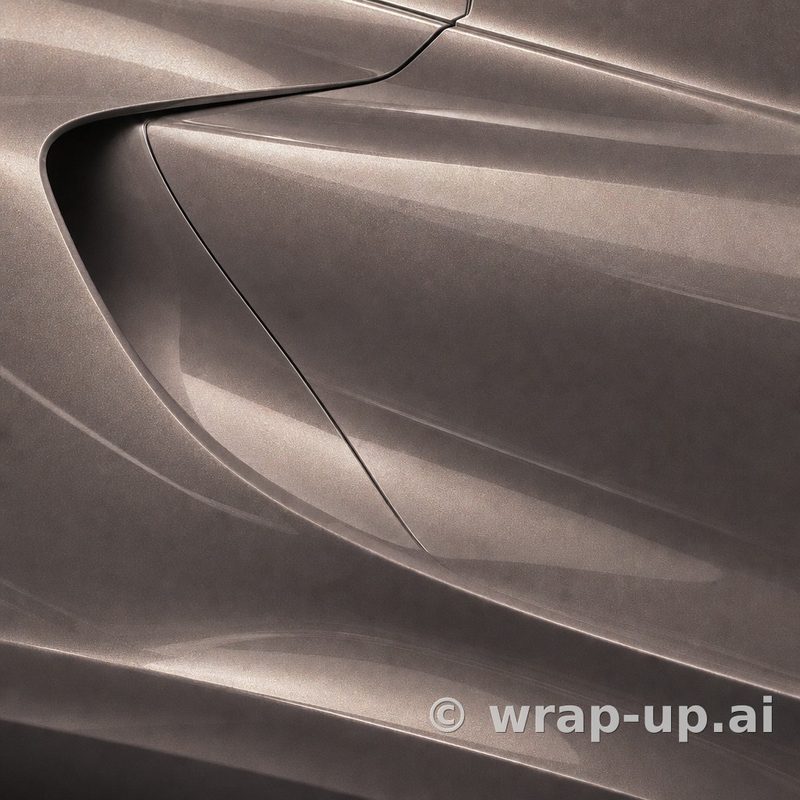 Avery SW900 879 Metallic Pride Prismatic Grey vinyl wrap color sample