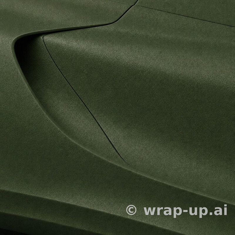 Avery SW900 738 structured Rugged Marsh Green vinyl wrap color sample