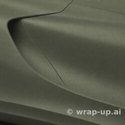 Avery SW900 737 Metallic Moss Green vinyl wrap color sample