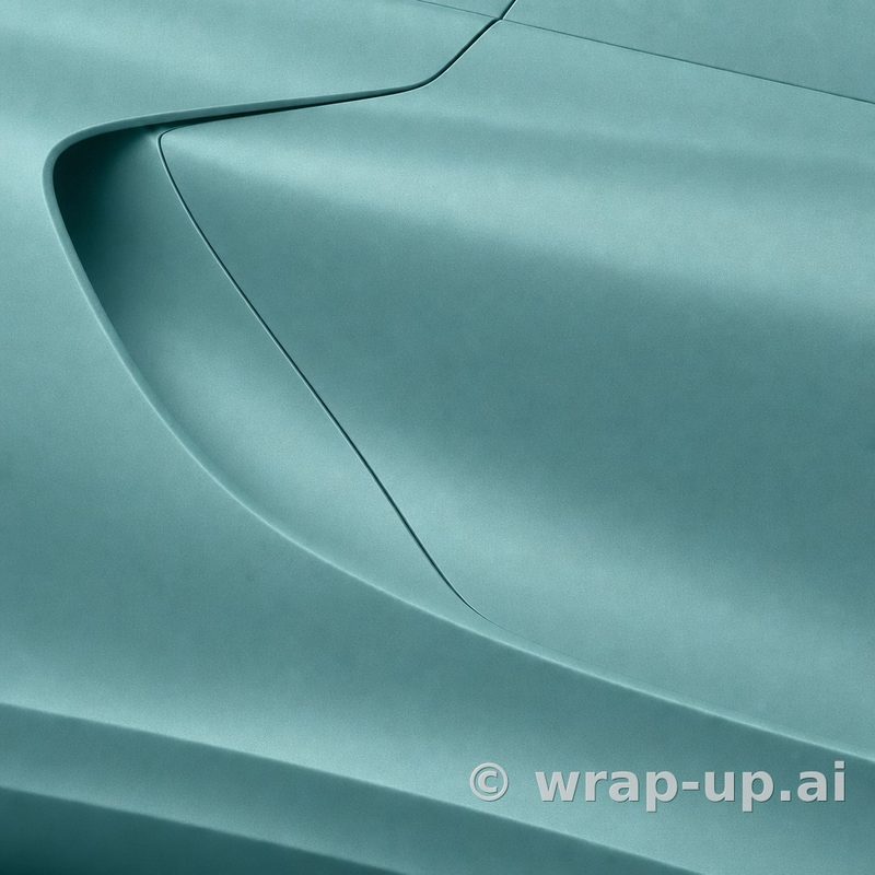 Avery SW900 708 Metallic Oasis Blue vinyl wrap color sample