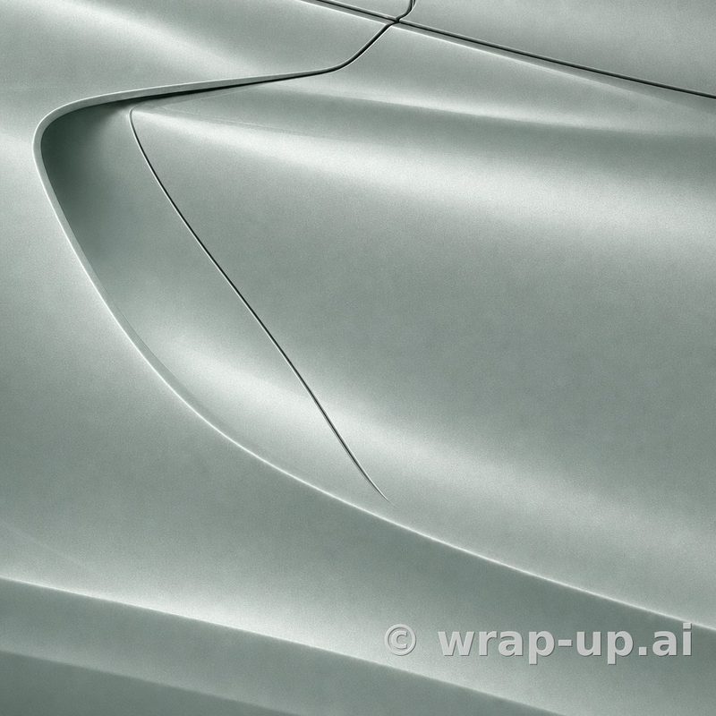 Avery SW900 707 Metallic Cyber Green vinyl wrap color sample