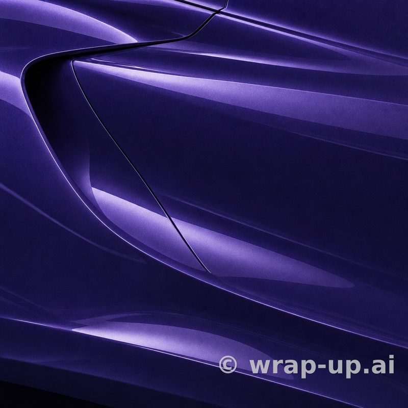 Avery SW900 700 Metallic Mysterious Indigo vinyl wrap color sample