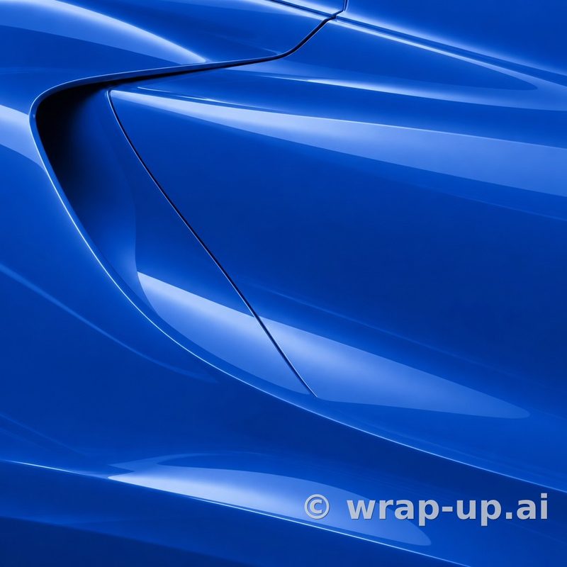 Avery SW900 677 Blue vinyl wrap color sample
