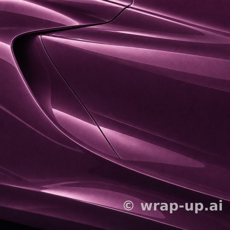 Avery SW900 526 Metallic Cosmic Rose vinyl wrap color sample