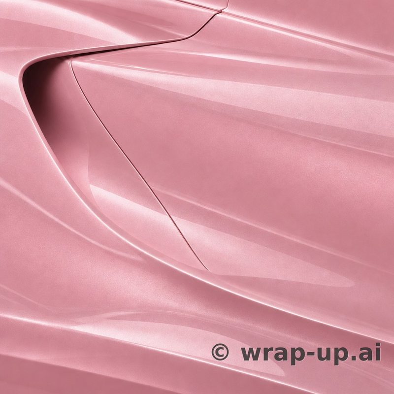 Avery SW900 523 Gloss Pearl Tutu Pink vinyl wrap color sample