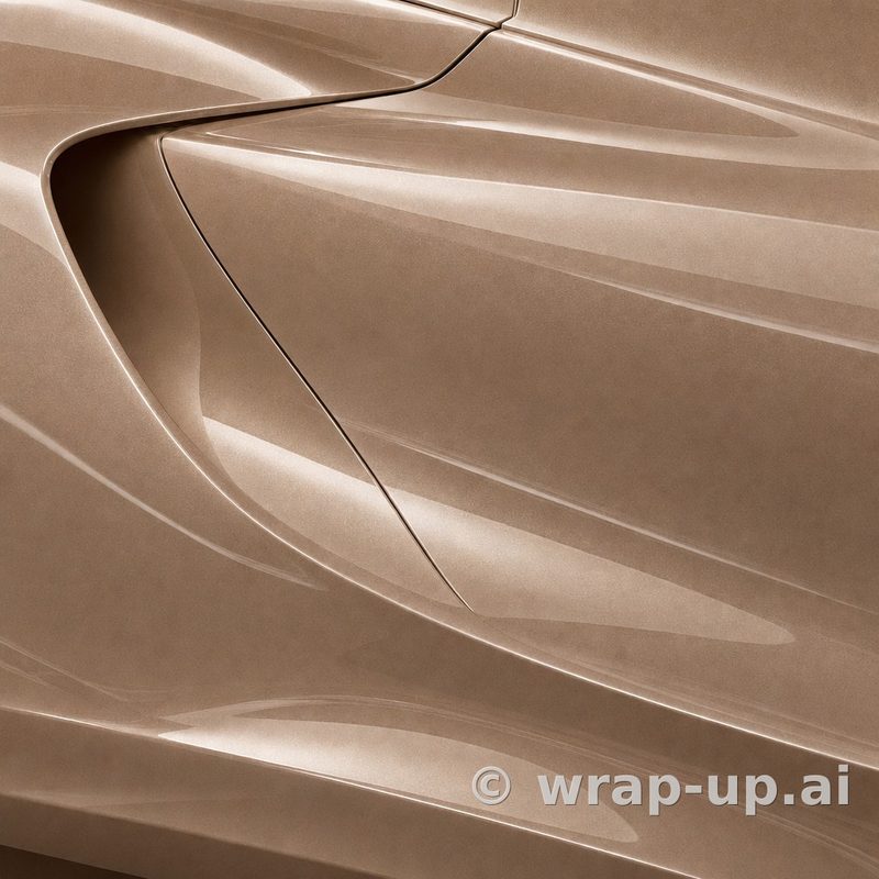 Avery SW900 255 Metallic Sand Sparkle vinyl wrap color sample