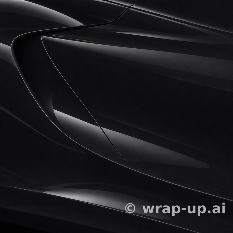 Avery SW900 191 Obsidian Black vinyl wrap color sample