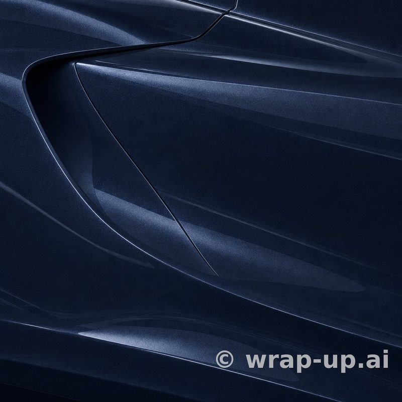 Avery SW900 184 Metallic Mystery Black vinyl wrap color sample