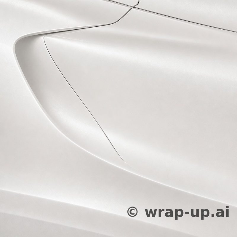 Avery SW900 118 Satin Pearl White Snow vinyl wrap color sample