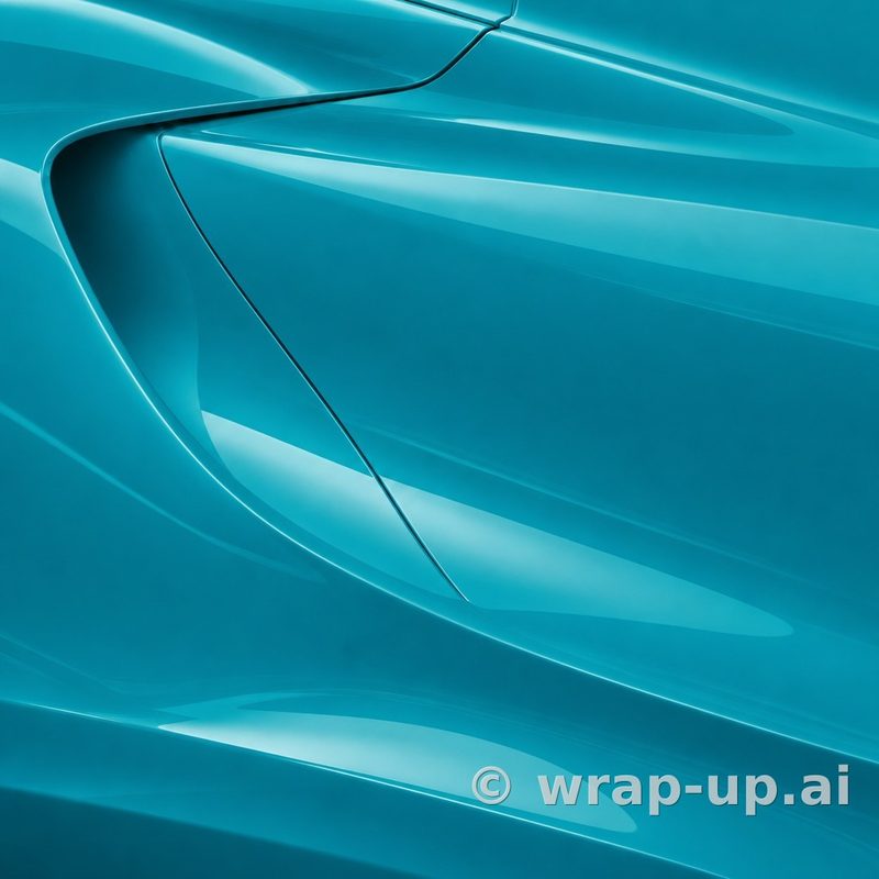 Avery SW900 636 Aqua Blue vinyl wrap color sample