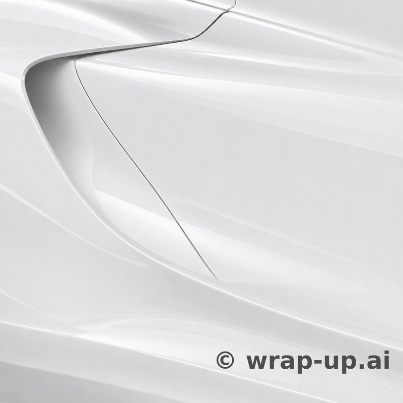 Avery PrismaPro 101 Gloss White vinyl wrap color sample