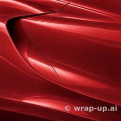 Avery PrismaPro 472 Gloss Metallic Garnet Red vinyl wrap color sample