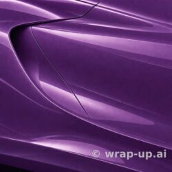Avery PrismaPro 566 Gloss Metallic Purple vinyl wrap color sample