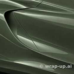 Avery PrismaPro 732 Gloss Olive Green vinyl wrap color sample