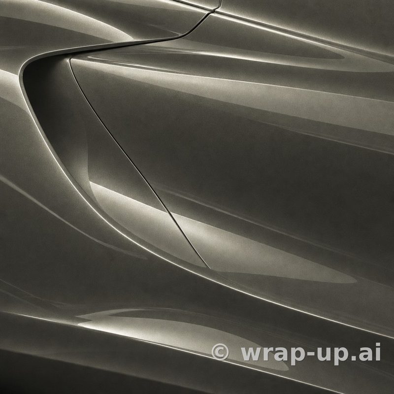 Avery PrismaPro 797 Gloss Metallic Midnight Sand vinyl wrap color sample