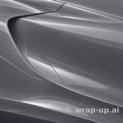 Avery PrismaPro 803 Gloss Metallic Silver vinyl wrap color sample