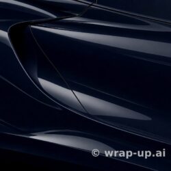 Inozetek PPF DPPF-SQ102NV-D SQ Navy colored paint protection film sample