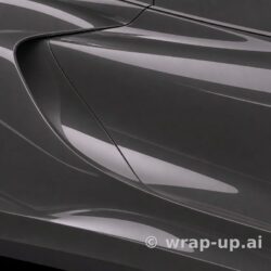 Inozetek PPF EMC102-D Terracotta Army Green colored paint protection film sample