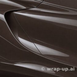 Inozetek PPF DDE103-D DDE Chocolate colored paint protection film sample