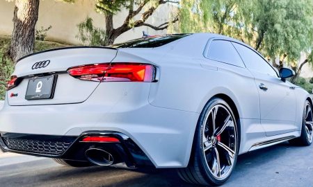 Audi rs5 Avery Matt dark grey carwrap 12