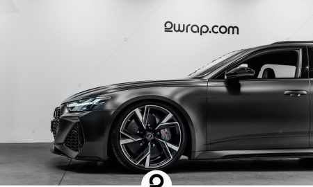 Audi rs6 wrapped in Avery Rock Grey Satin Metallic
