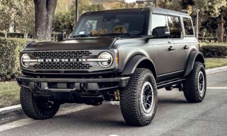 Matt Black Ford Bronco