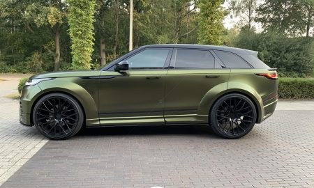 Range Rover Velar wrapped in Avery Hope Green 19