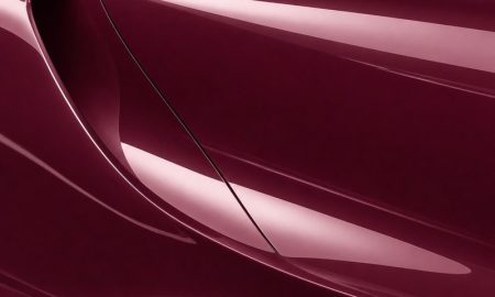 3M 2080 HG73 High Gloss Ruby Rosso vinyl wrap color sample